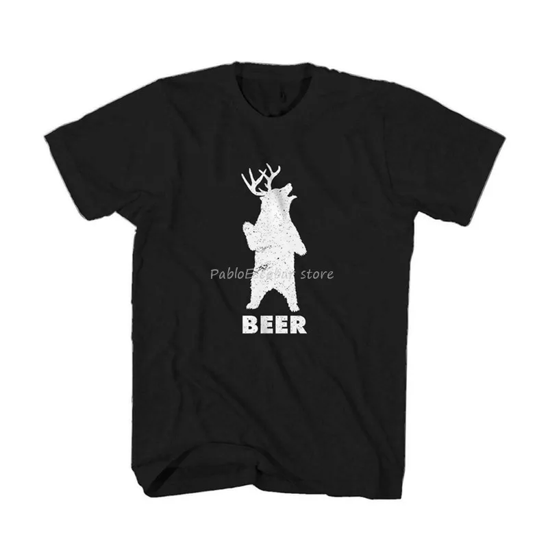 

New Funny Bear Beer Deer Weareyawn Fashion T-Shirt EURO SIZE Birthday Gift Tee Shirt male brand tshirt