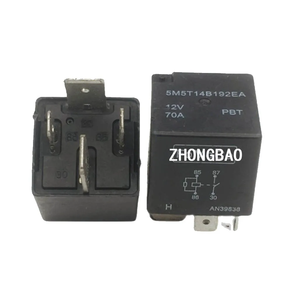 

Новое реле 5M5T14B192EA 5M5T14B192 5T14B192EA 5T14B192 12В 70A 12VDC DC12V DIP 10 шт./лот