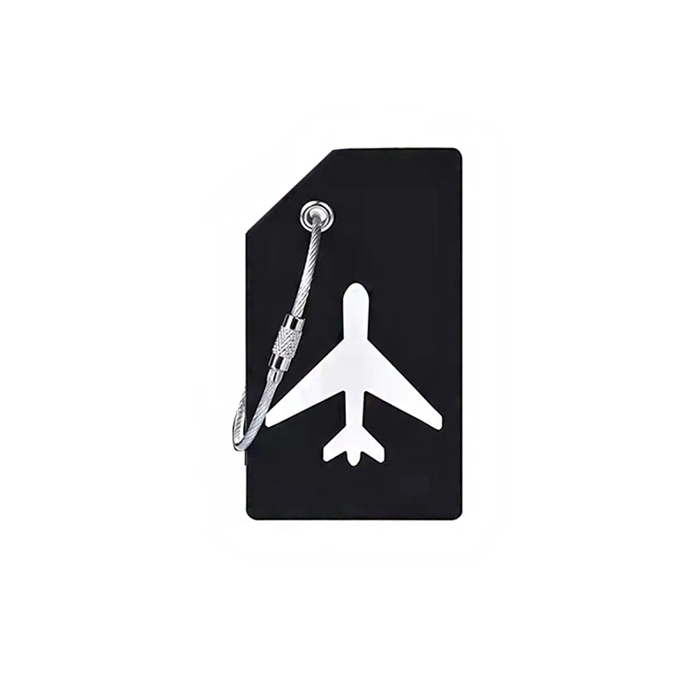 1 PC Fashion Silicone Luggage Tags Travel Accessories PVC Luggage Tags Baggage Name Tags Suitcase Address Label Holder
