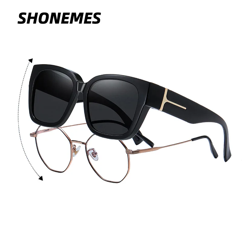 Поляризованные солнцезащитные очки SHONEMES по рецепту TR90 уличные ночного видения с