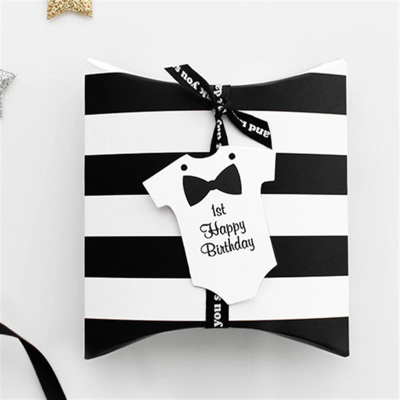 Pillow Shape Paper Box Candy Cookies Box Wedding Party Decor