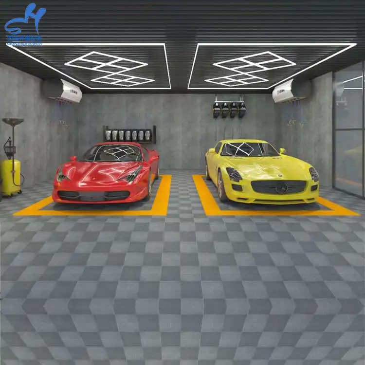 

Hot sale high quality easy to install garage Led light hexagonal Led work light car workshop detail lighting