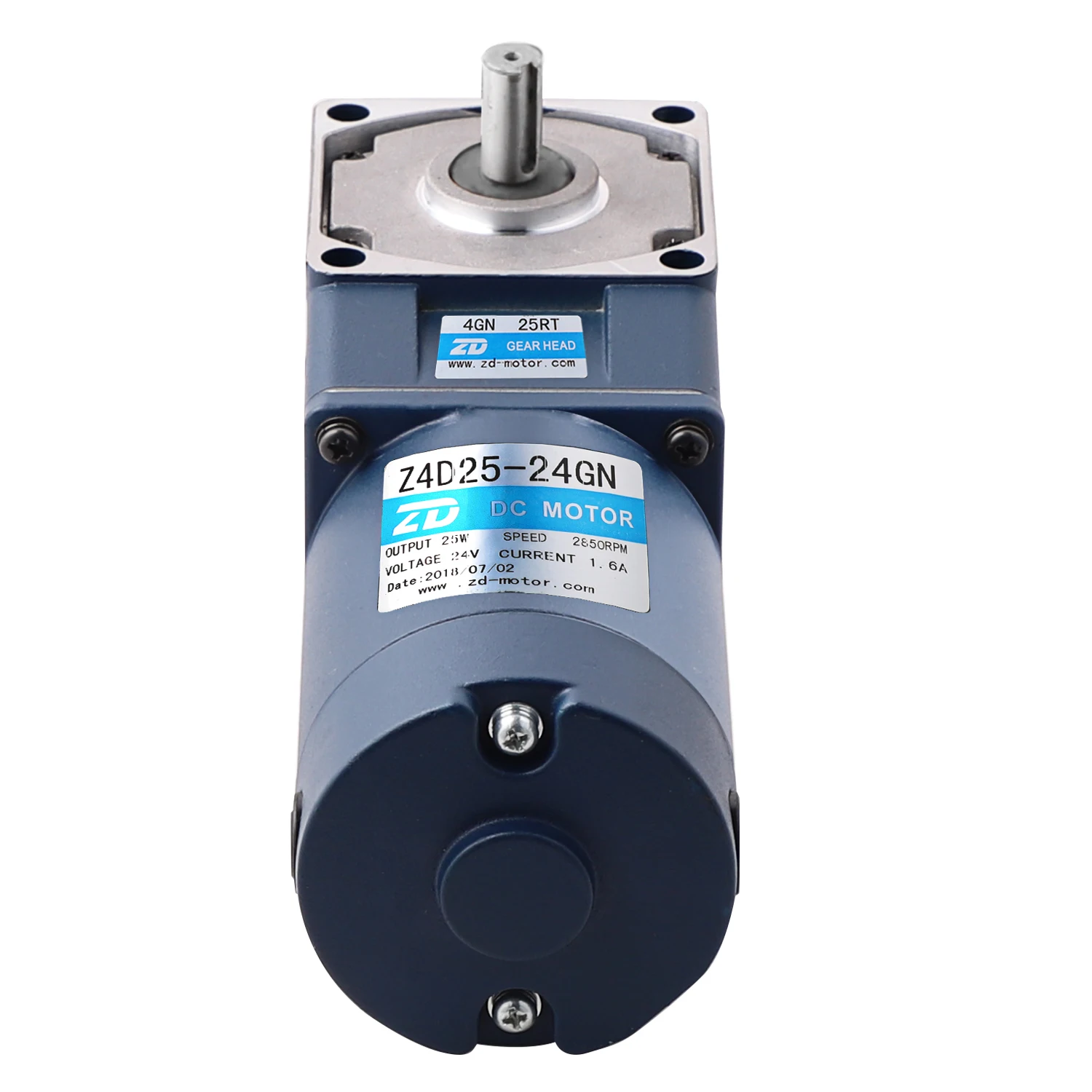 Рама 60 мм 25 Вт 24 В малошумящий однофазный мотор-редуктор постоянного тока Z4D25-24GN