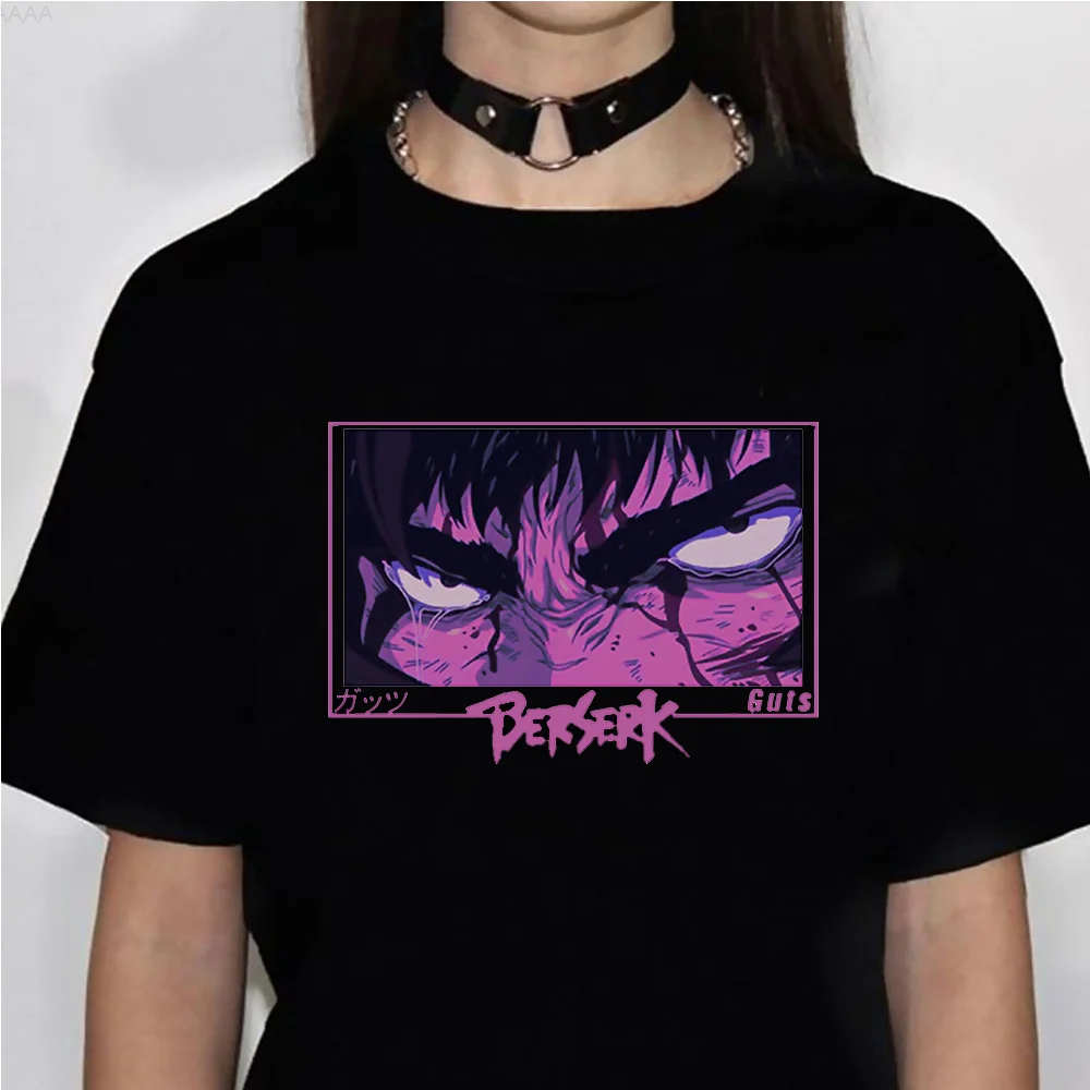 

Berserk Tee women summer manga anime top female harajuku funny clothes