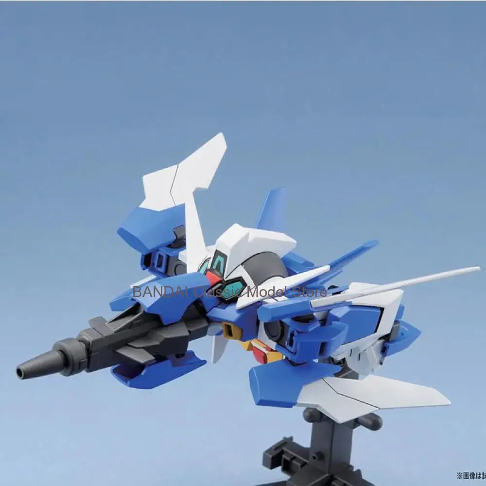 Фото Оригинальный набор для сборки модели Gundam от Bandai, аниме-фигурка SD BB AGE-2 Doublebullet, коллекционная модель Gunpla, аниме-фигурка, игрушки для детей №5