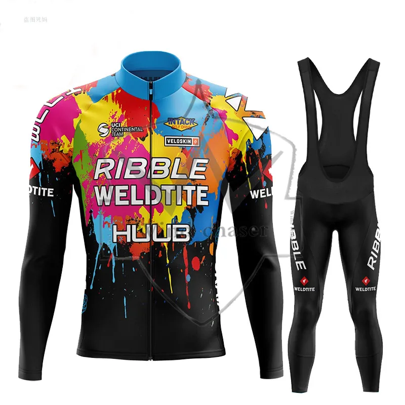 

2022 MEN NEW Spring Cycling Jersey Set Long Sleeve MTB Bike Wear Clothes Bicycle Bike Clothing Ropa Mallot Ciclismo Hombre HUUB
