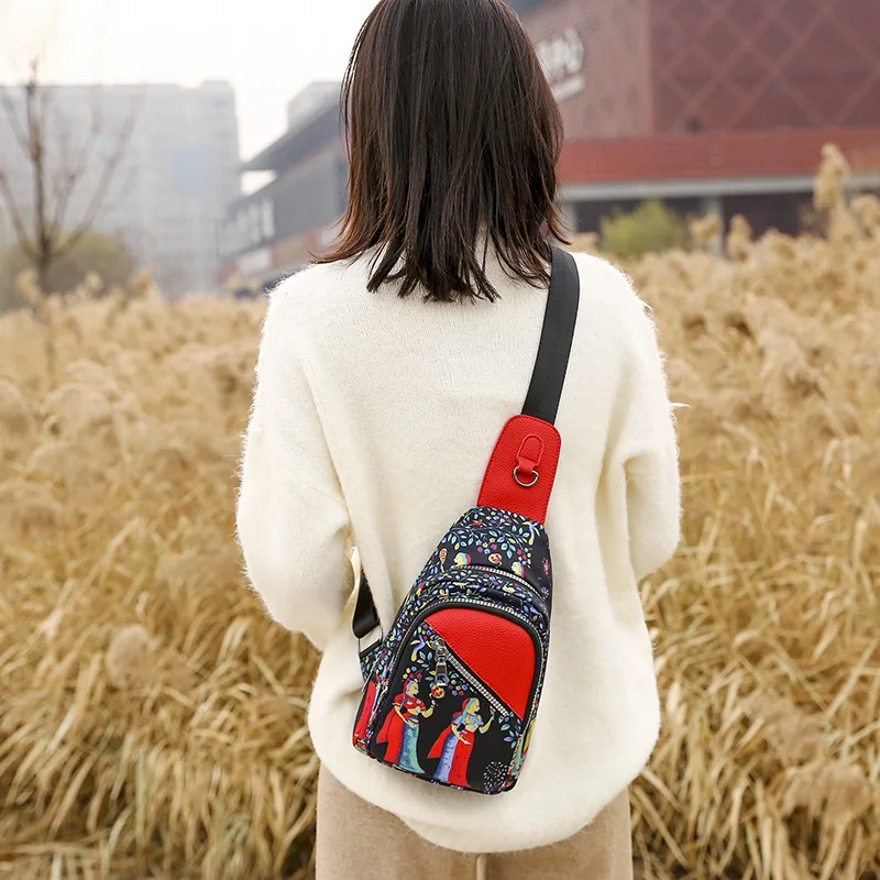 2022 Waist Bags for Women Oxford Leisure Color Waist Bag Shoulder Crossbody Chest Bags Handbags All-match Messenger Belt Bags