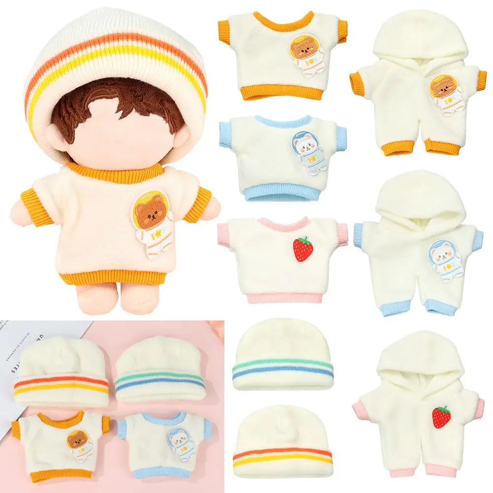 

Doll Outfit Cotton Doll Clothes 20cm Fat Plush Doll Suit Doll's Clothing Children's Toy Gifts for Korea Kpop EXO Idol Dolls Gift