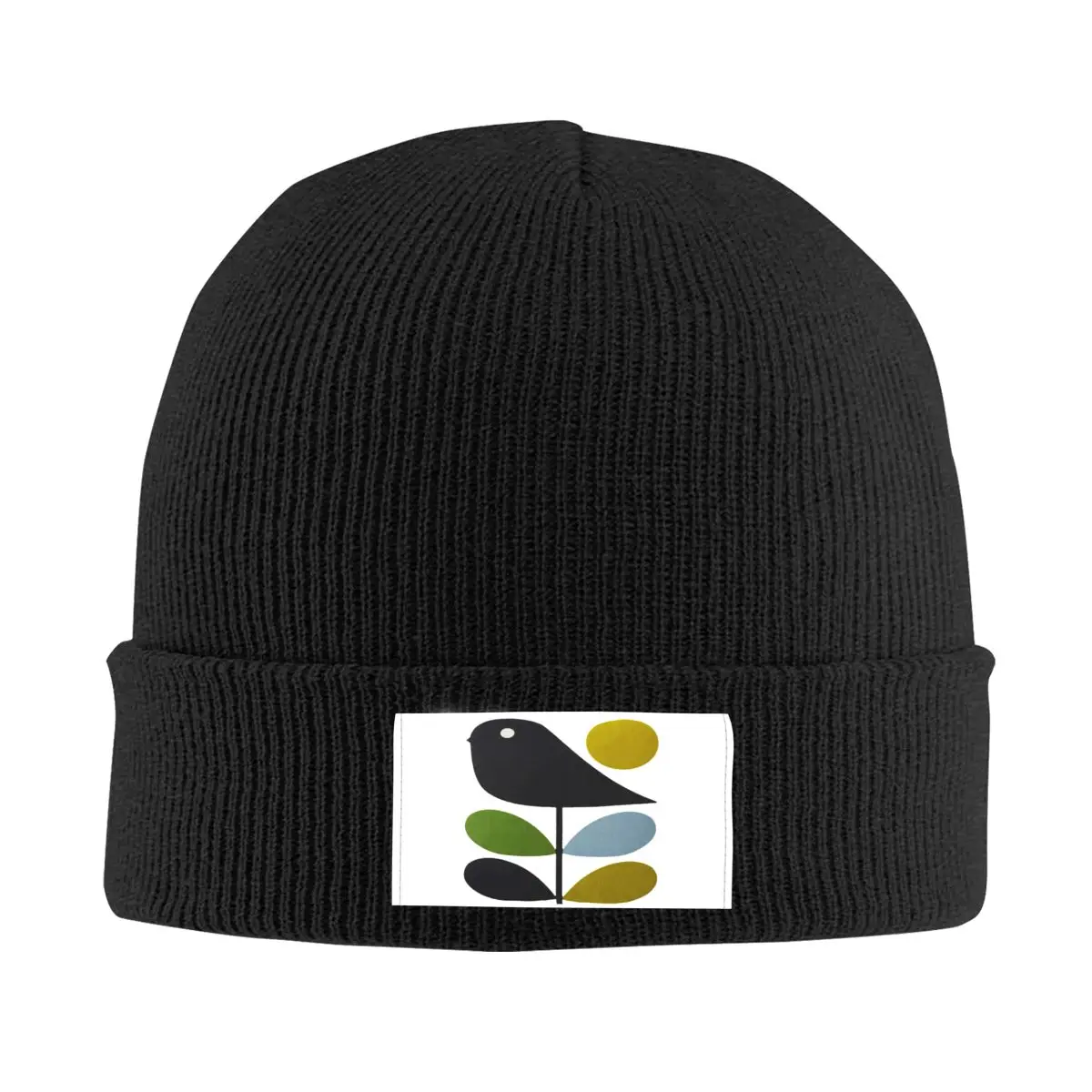 

Kiely Orla Stem Bird Skullies Beanies Caps Hip Hop Winter Warm Men Women Knitting Hat Unisex Adult Flowers Geometric Bonnet Hats