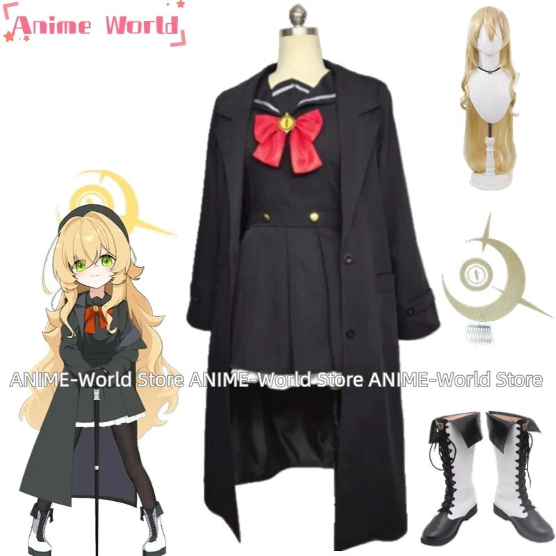 Косплей Niyaniya с голубым архивом аниме размер на заказ сапоги Хэллоуин Униформа