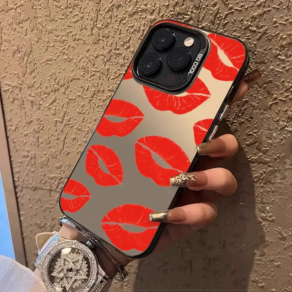Чехол с красными губами для Tecno Spark Go 2024 2023 2022 2021 20 10 Pro 10C 20C 6 KE5 телефона 8C 9 Fundas