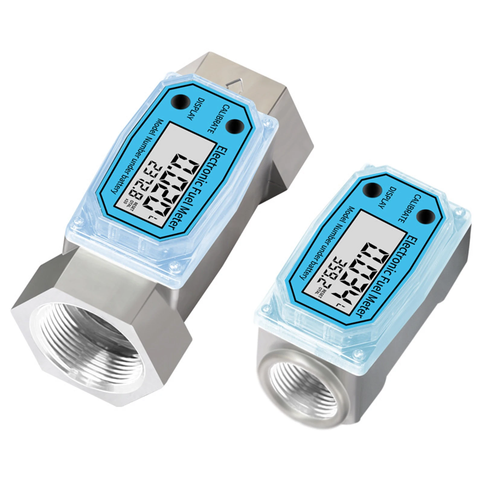 

2023 Digital Turbine Flow Meter Flowmeter Gauge PCB Electronic Flow Indicator Sensor Counter Petrol Fuel Kerosene Methanol Water