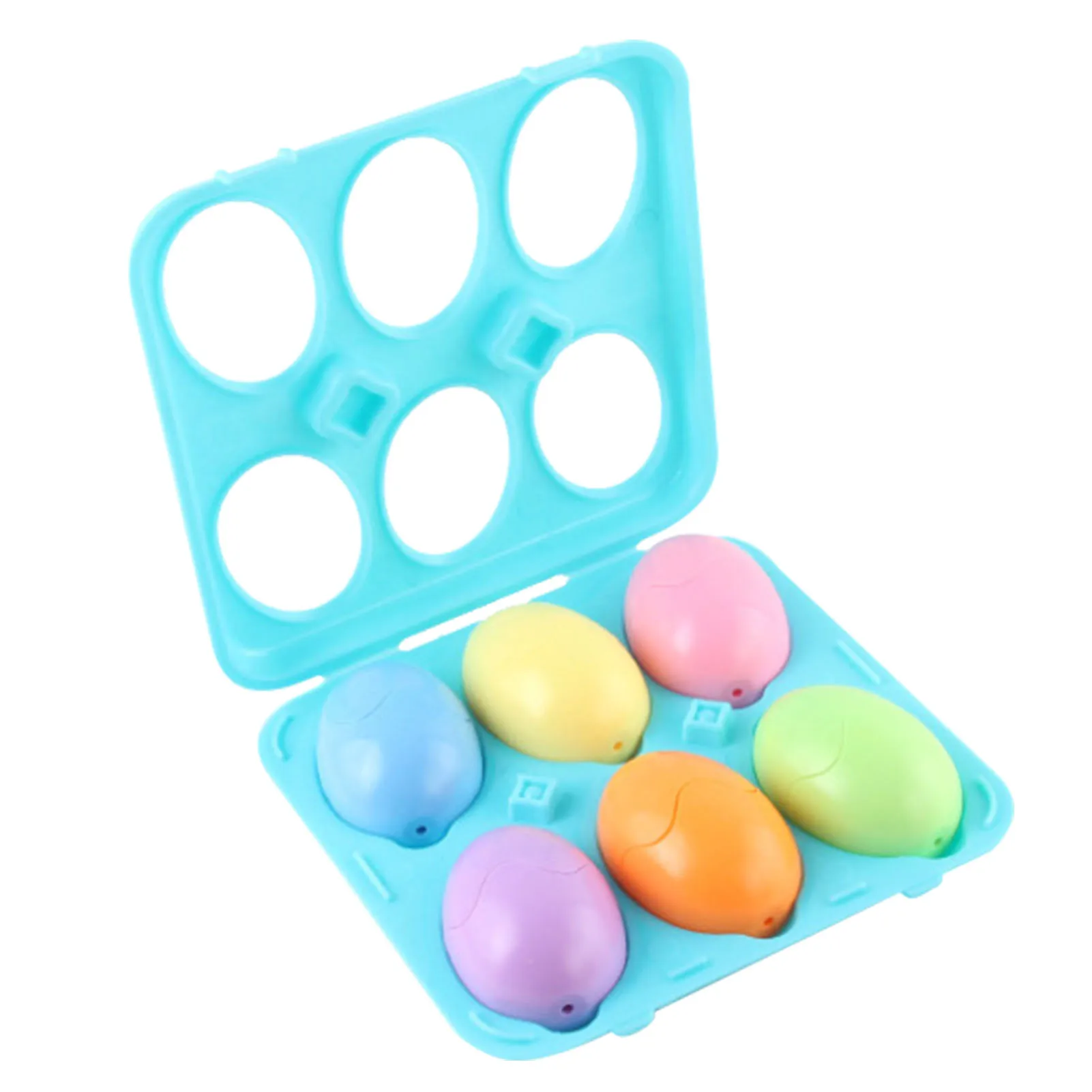 

6Pcs Matching Eggs Toy Color Shape Puzzle Egg Toy Learning Shapes And Colors Fine Motor Skills Shape Puzzle Egg Toy For Children
