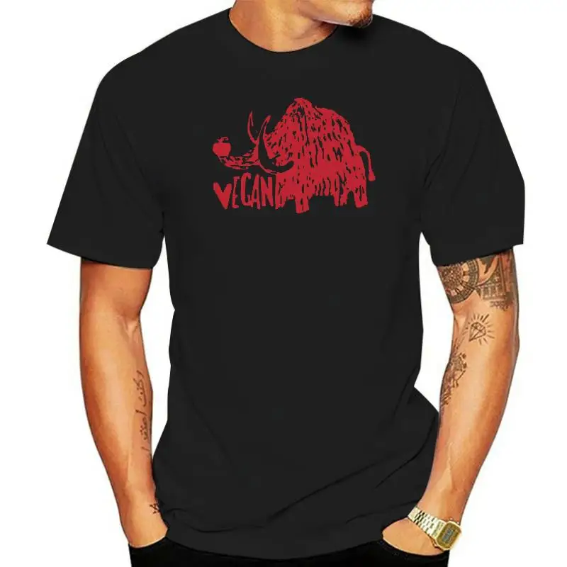 

Vegan mammoth fairtrade & organic t-shirt women screen printed by hand men t shirt