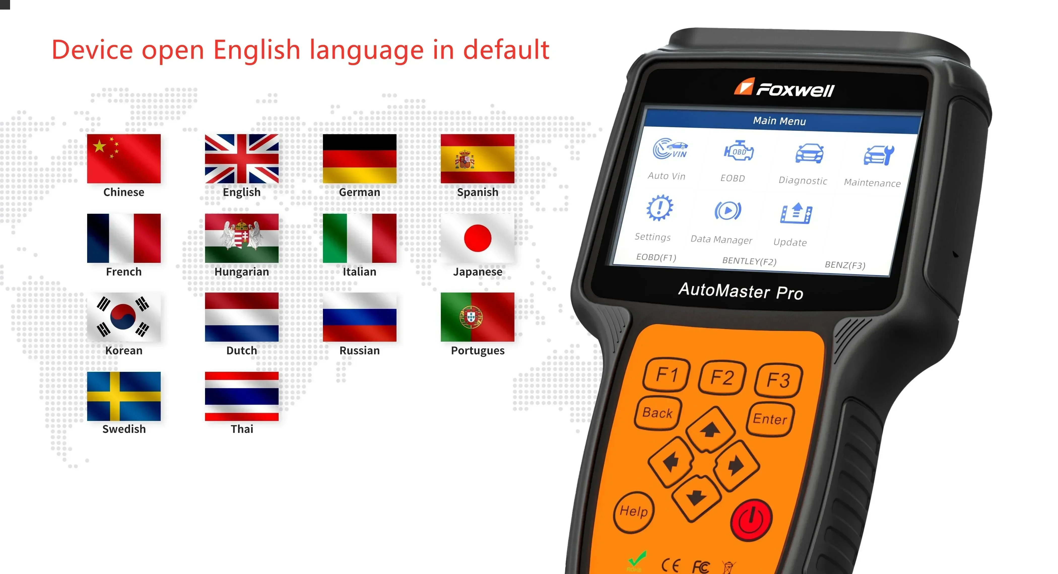 Все системы сканера Foxwell NT680 Pro с обновлением специальных функций NT650 Elite NT630 Plus