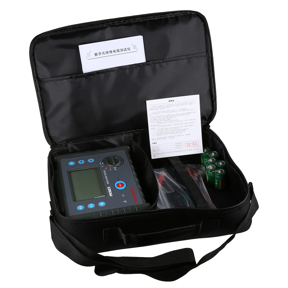 FR3025E Цифровой измеритель сопротивления изоляции высокого напряжения 5000 В