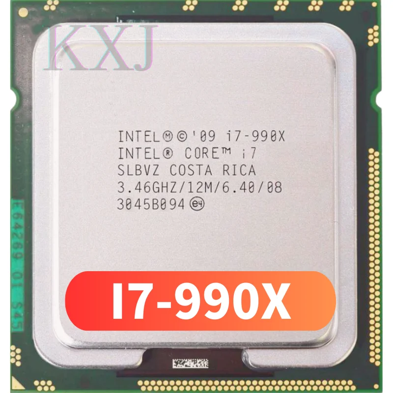 Оригинальный процессор Intel Core i7-990X, экстремальная версия, i7 990X, 3,46 ГГц, 6-ядерный, кэш 12 МБ, ЦП LGA1366, 130 Вт, бесплатная доставка