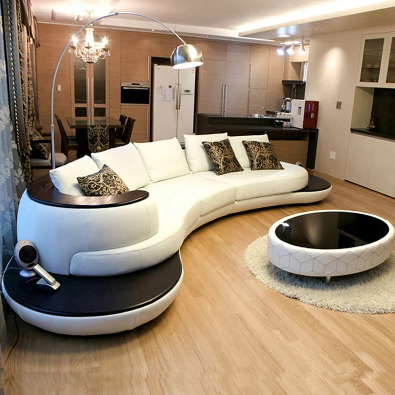 Дизайнерские напольные диваны для гостиной диван мягкие кожаные релаксаторы
