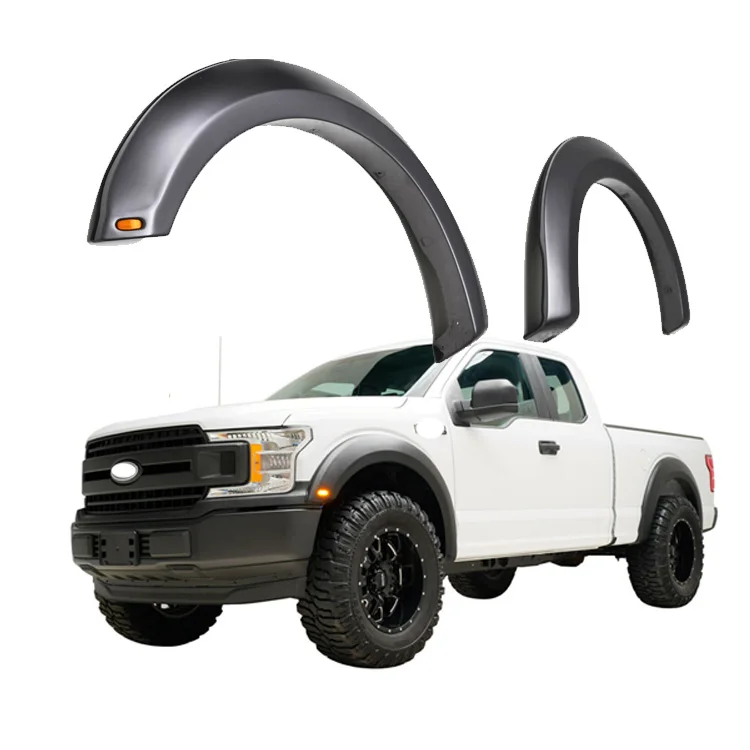 

2018-2020 Wheel Protector Body Kit Wheel Arches for F150 Fender Flare with Led Light Pickup Truck Accessories