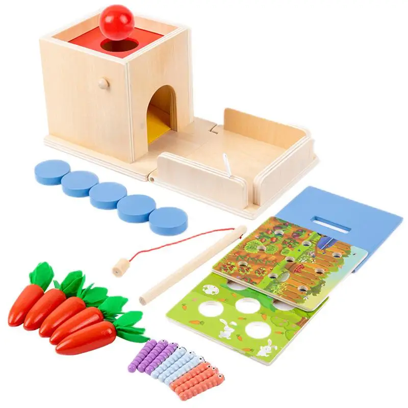 

Montessori Sorting And Stacking Toy Early Child Development Learning Toy With Carrots Toys Color And Shape Recognition Playing