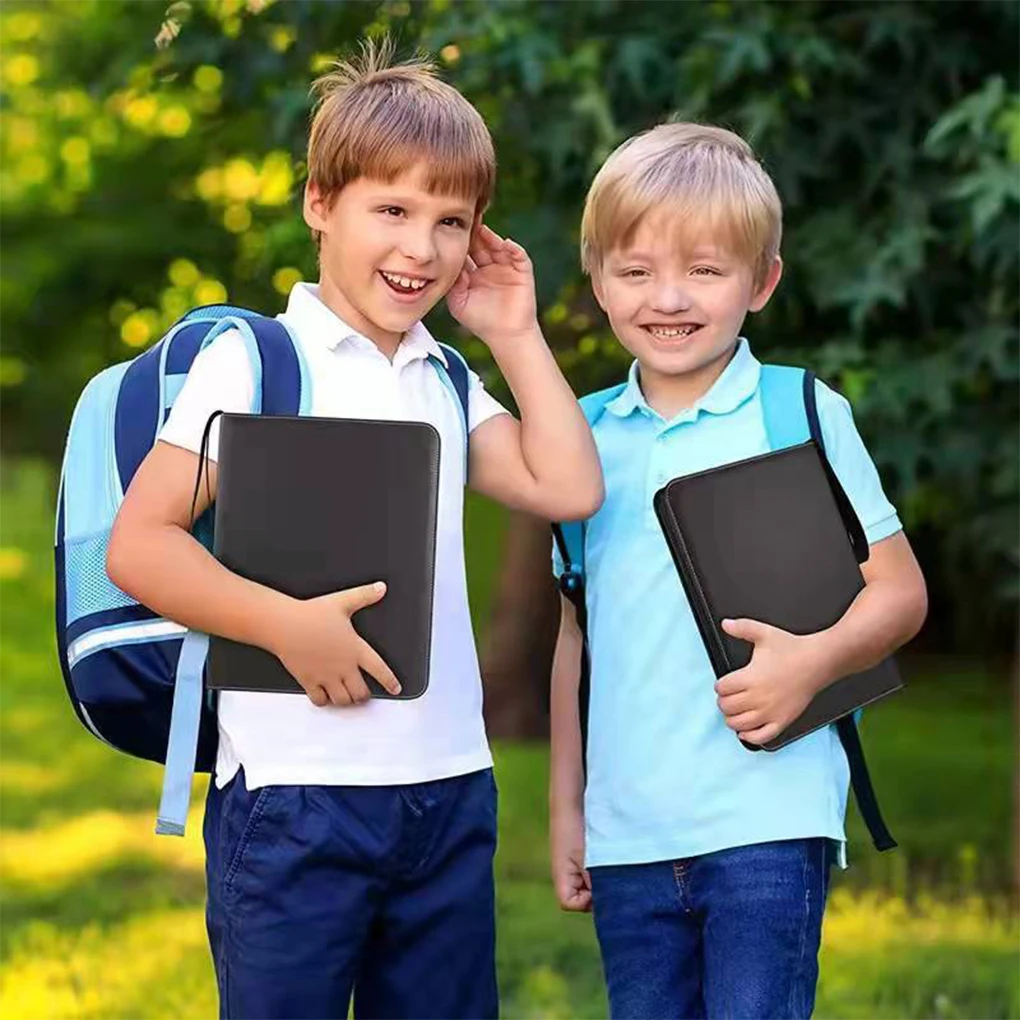 

Card Binder Sheets Pocket Wallet Purse Storage Organizer Portable Outdoor School Sleeve Reusable Children Gift Toy