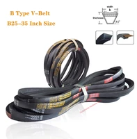 1pcs b252627 35 inch size b type v belt black rubber triangle belt industrial agricultural mechanical transmission belt