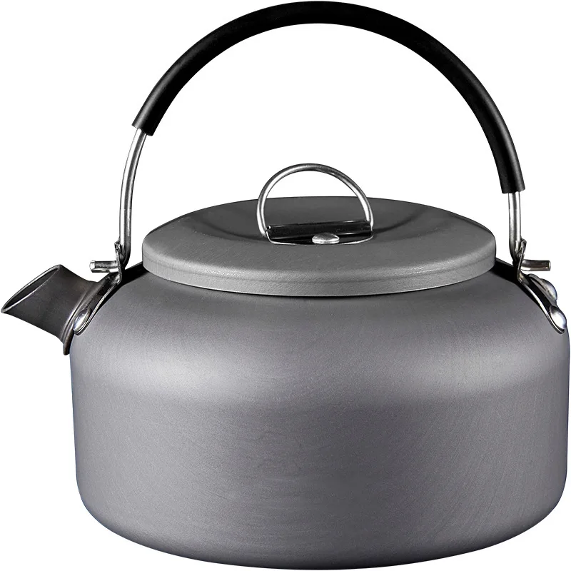 

0.8L/1.4L Outdoor Lightweight Aluminum Camping Teapot Kettle Coffee Pot Outdoor Kettle for Camping Hiking Backpacking