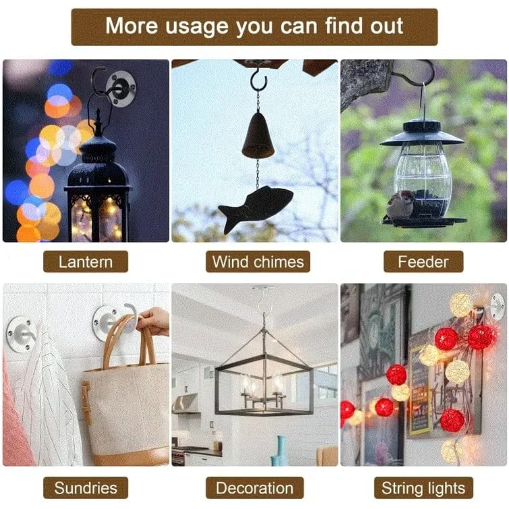 Потолочный крючок Прочный долговечный антикоррозийный настенный потолочный