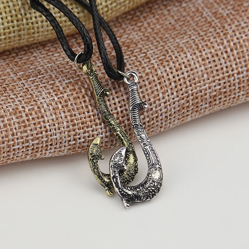 Ожерелье принцессы Моана из аниме-фильма плетеная вручную кожаная веревка кулон