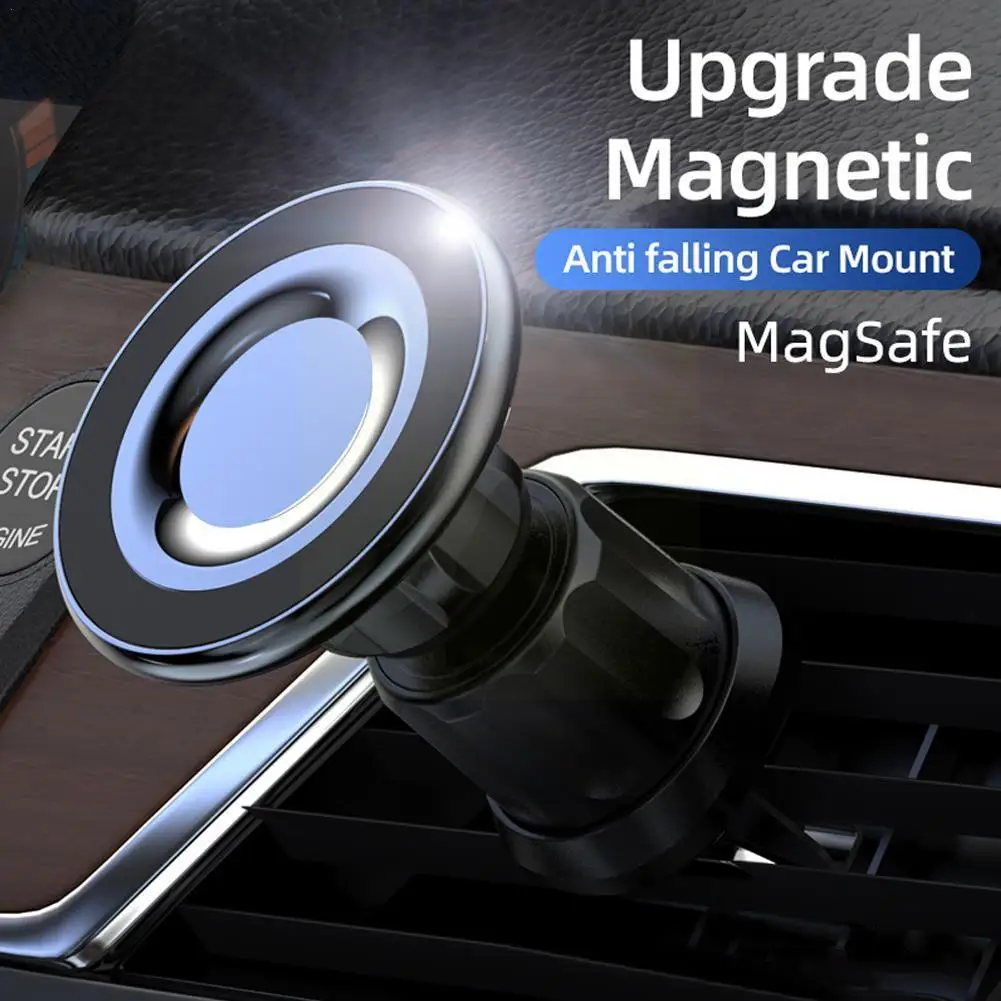 

Магнитный автомобильный держатель для телефона MAGSAFE IPhone 12 13 с поворотом на 360 градусов Автомобильная Подставка для телефона с воздушным выходом W1C1