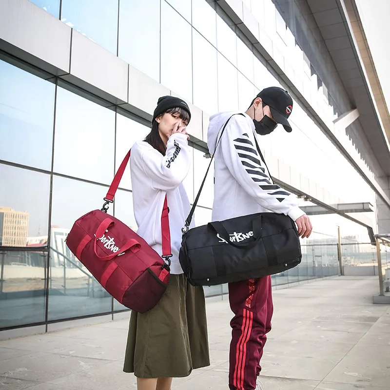 Waterproof Bag Large Capacity Gym Bag Female Harajuku Travel Shoulder Large Bag Tote Bag Multifunction Crossbody Handbag