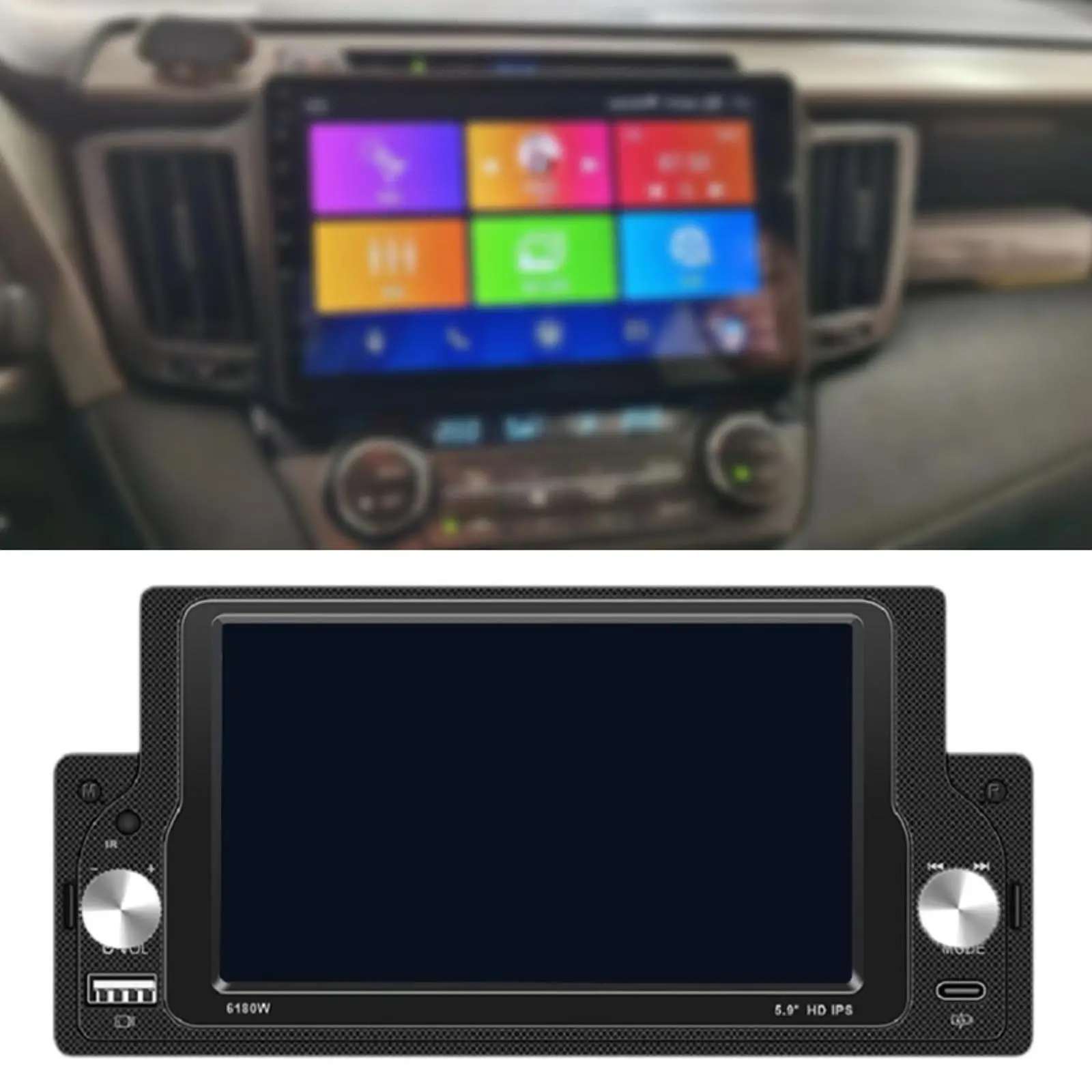 Универсальный автомобильный MP5-плеер вилка европейского стандарта функция