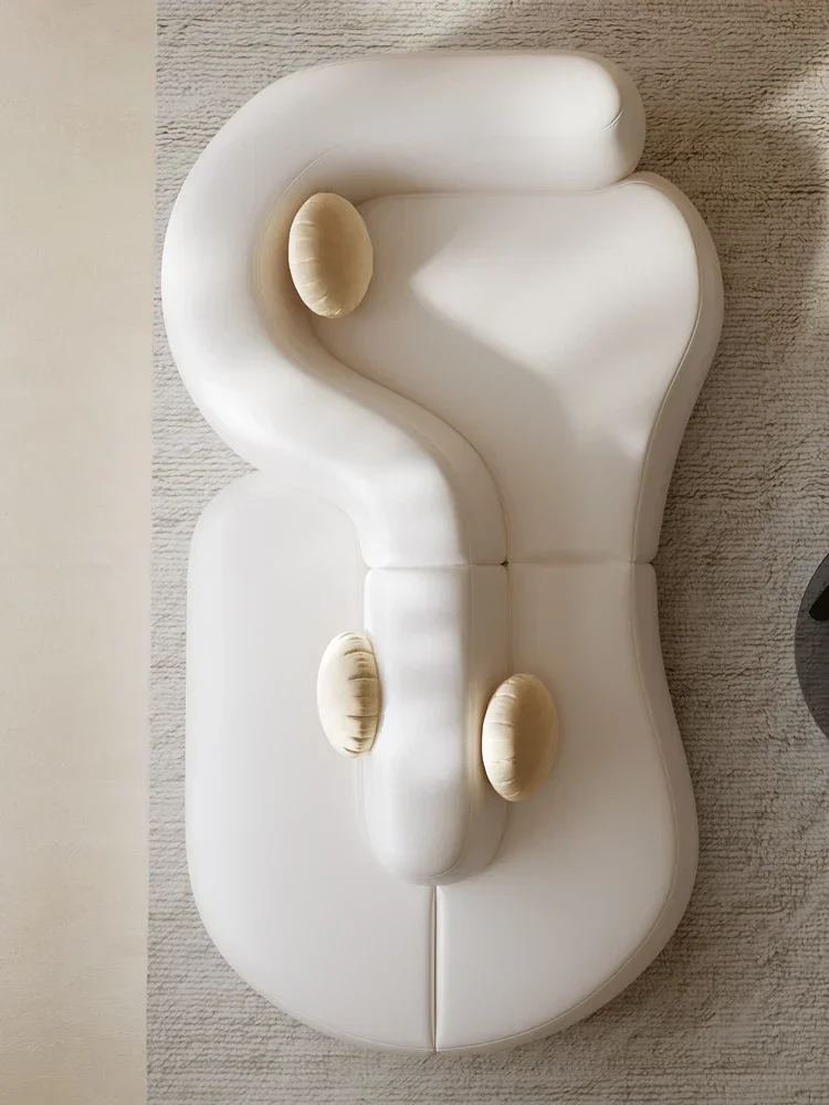 Итальянский легкий роскошный кожаный диван двусторонняя сумка для сидения