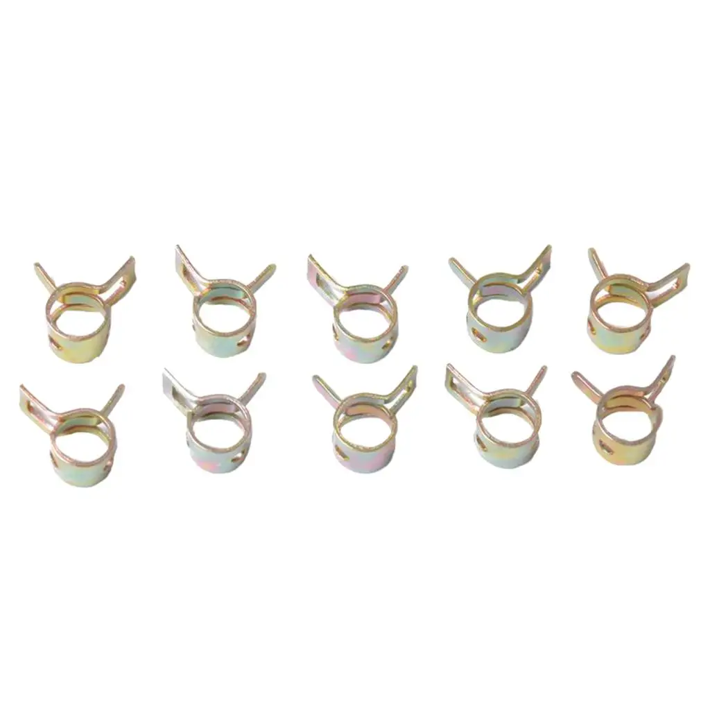 

10 Sets of Spring Clips for Fuel Hose, , Clamps, 18mm Fastener