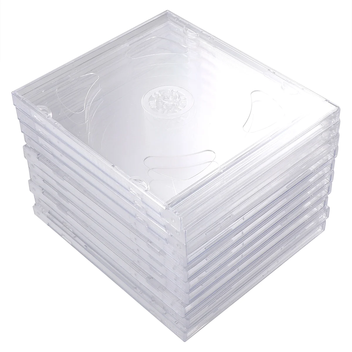 

10PCS Transparent Plastic Portable Durable Storage Holder Case Box for Home