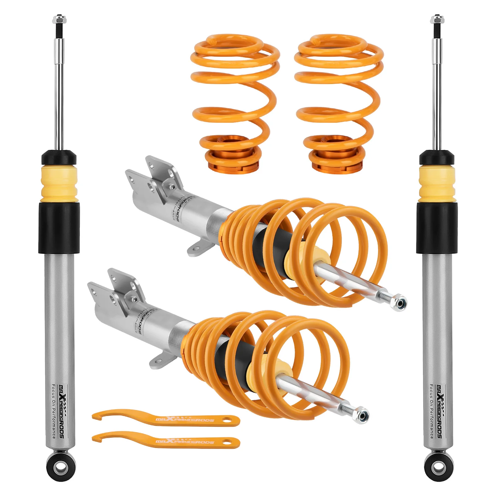 

MaXpeedingrods Lowering Coilover Shocks for RENAULT CLIO III 2005-2012 Adjustable Coilovers Shocks Absorbers