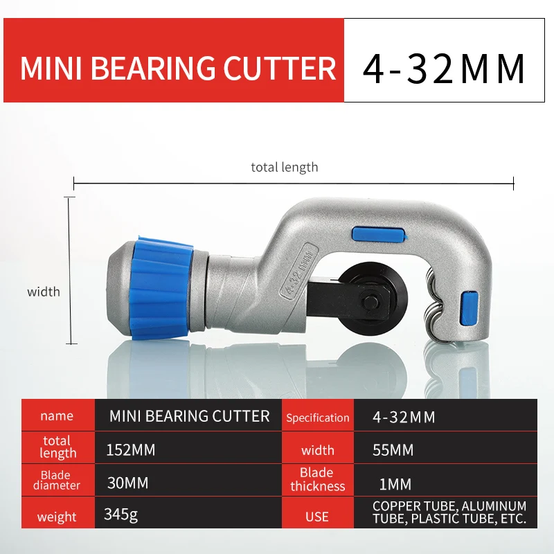 

Резак для труб NIUXIANG 4-32/5-50 мм