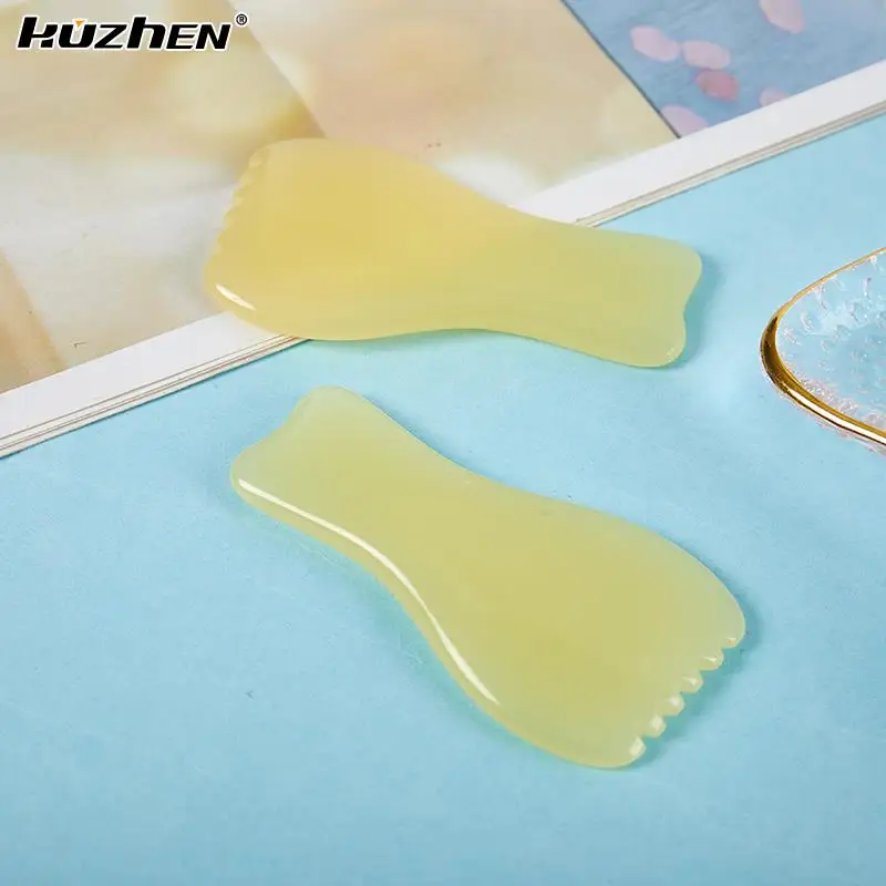 

Face Body Facial Skin Lifting Wrinkle Remove Beauty SPA Care Tools Sawtooth Gua Sha Stone Board Scraper Resin Massager Tool New