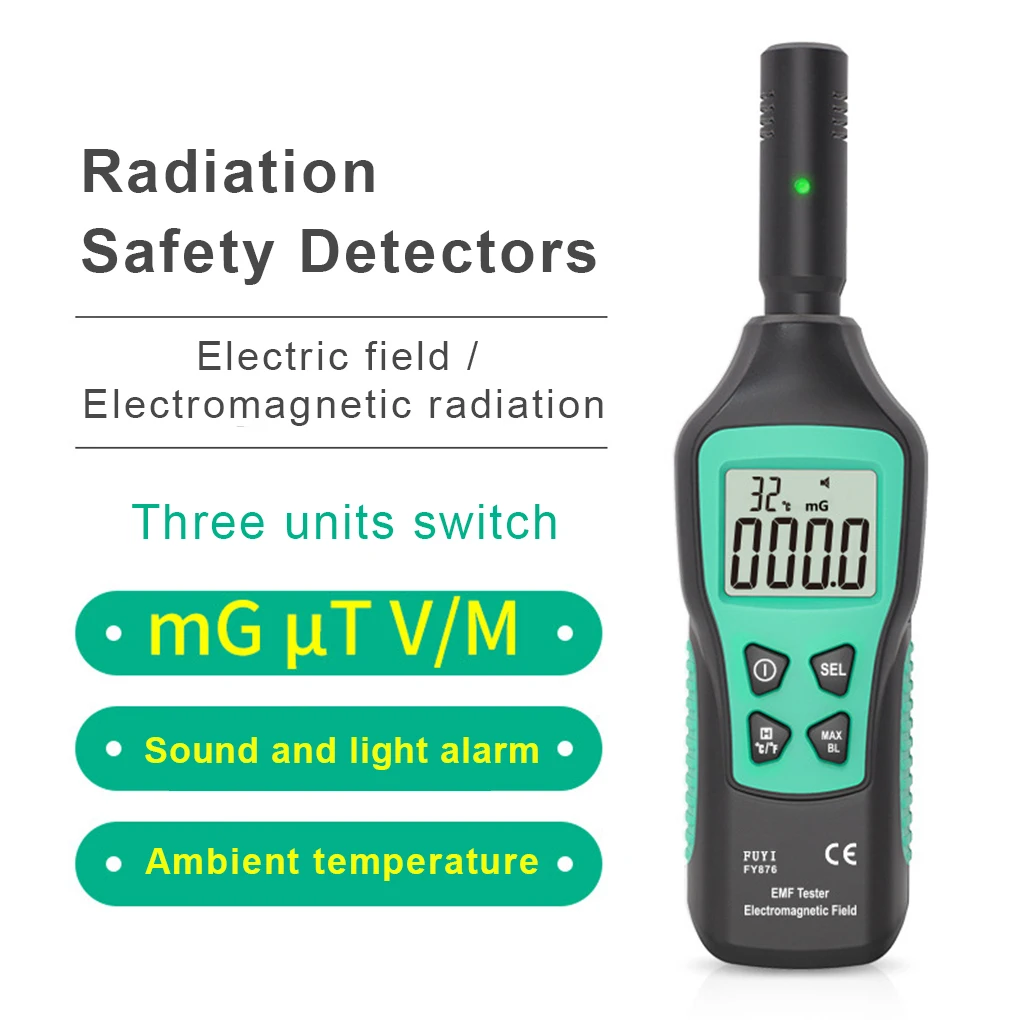 

Handheld Digital Display Electromagnetic Tester Home LCD Screen Detector