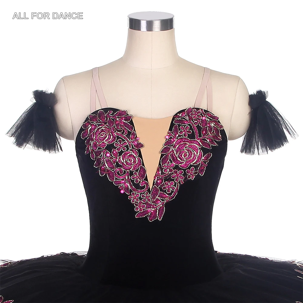 BLL023 Черные предпрофессиональные балетные танцевальные пачки костюмы балерины