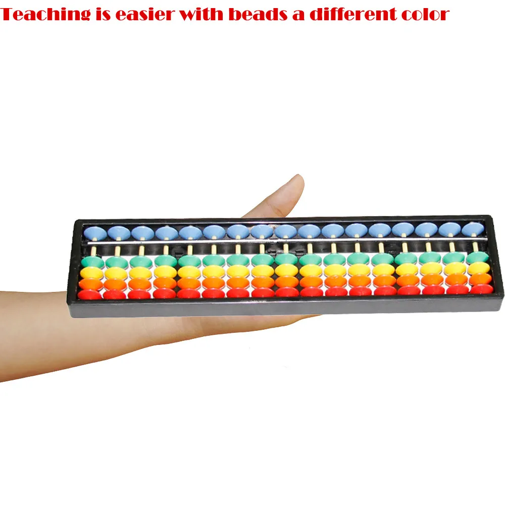 Пластиковые стержни Abacus красочные бусины детские математические инструменты