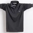 2019 Футболка мужская осенне-зимняя длинная футболка с вышивкой дизайн Футболка Slim Fit Свободный Повседневный хлопковый футболка для мужчин большой размер 5XL 6XL