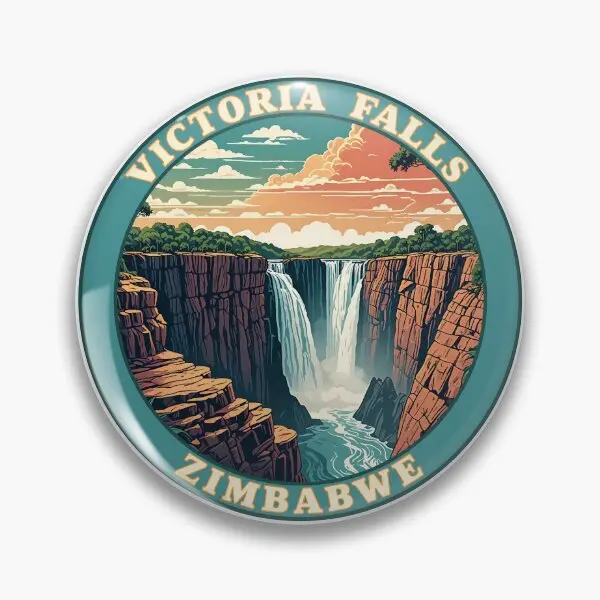 Виктории Фолз Зимбабве мягкая булавка на пуговицах модная одежда декор воротник