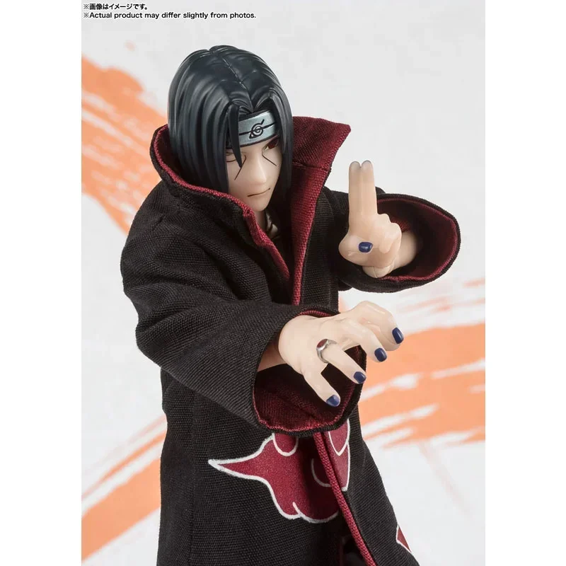 Фото Оригинальные фигурки Bandai S.H.Figuarts SHF Naruto Uchiha Itachi NARUTOP99 Edition в наличии, коллекционные аниме-фигурки, модели игрушек №5