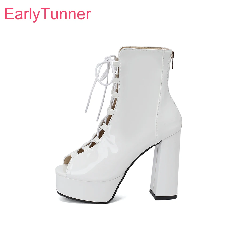 

Женские сандалии на платформе и высоком каблуке, удобные босоножки белого и зеленого цвета, повседневная обувь больших размеров 11, 43, 45, 50 на лето, 2023