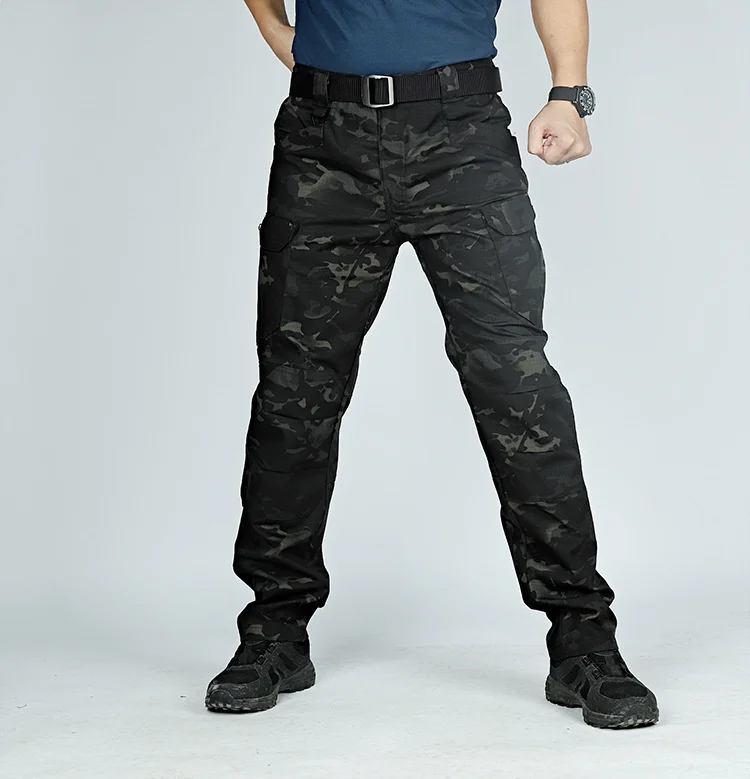 

Lightweight Tactical Men's Breathable Summer Casual Army Military Long Trousers Male Waterproof Quick Dry Cargo Pants