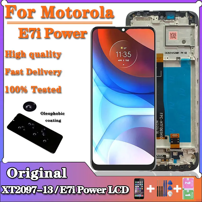 6,51 'для Motorola Moto E7i Power lcd XT2097-13 дисплей сенсорный экран дигитайзер для Moto E7i Power lcd для Moto E7iPower дисплей