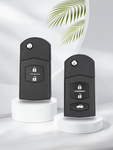 Okey Flip дистанционный ключ от машины 433 МГц 4D63 чип AFTS для Mazda 2 3 5 6 системы Mitsubishi SKE126-01 SKE126-A1