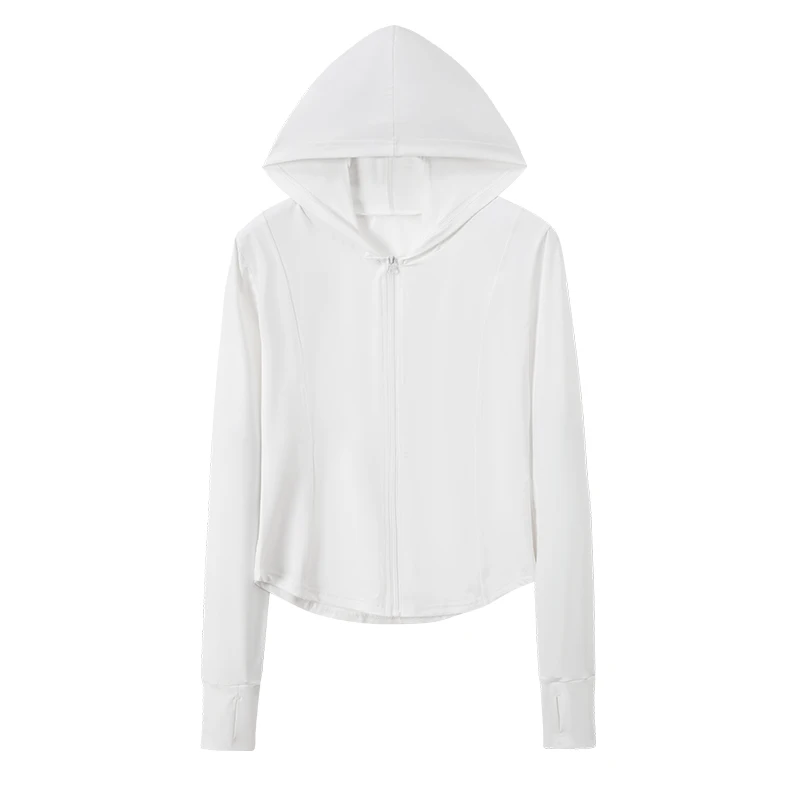 Розовая шелковая Солнцезащитная одежда женская летняя тонкая приталенная