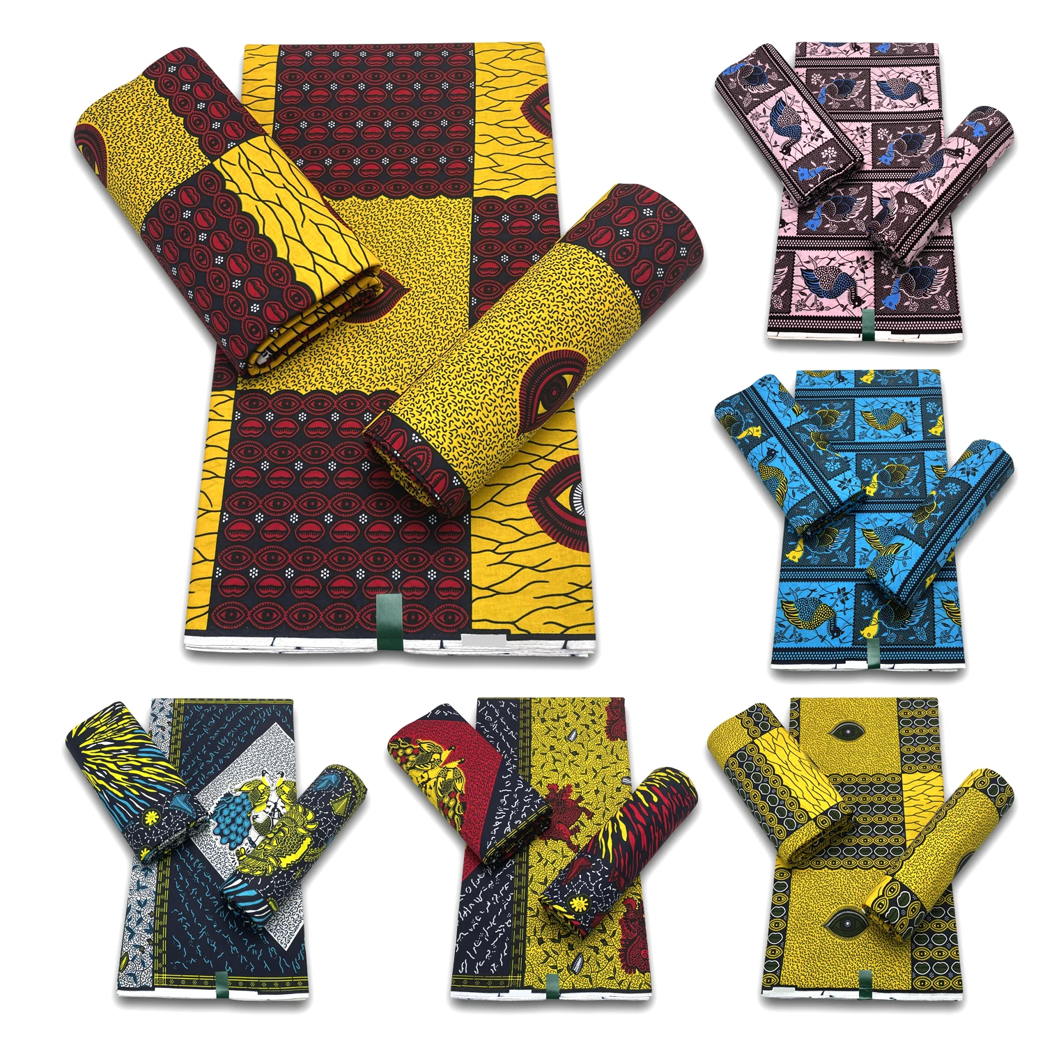 

2023 High Quality African Wax Print Fabric 100% Cotton Soft African Real Wax Guaranteed Veritable Ankara Wax Fabric